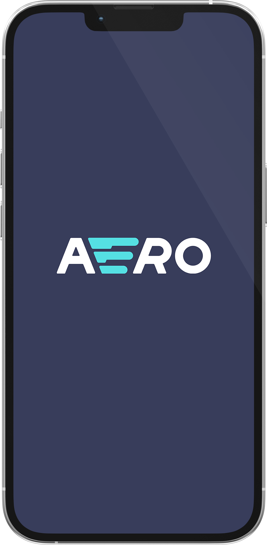 aero logo on a phone screen